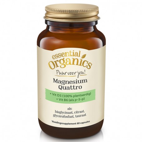 Essential Organics Magnesium Quattro (120 capsules) van Essential Organ