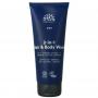 Men haar en body wash van Urtekram