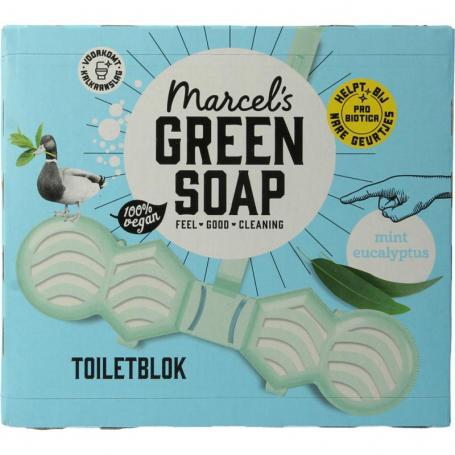 Toiletblok munt & eucalyptus van Marcel's GR Soap