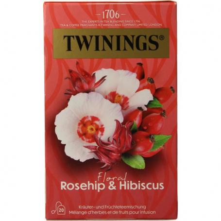 Rozenbottel hibiscus van Twinings
