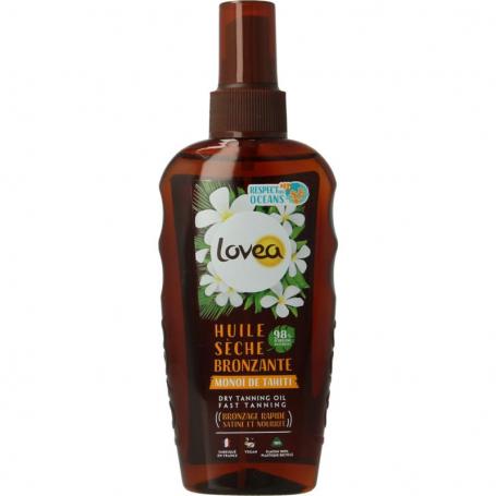 Dry tanning oil tahiti monoi van Lovea