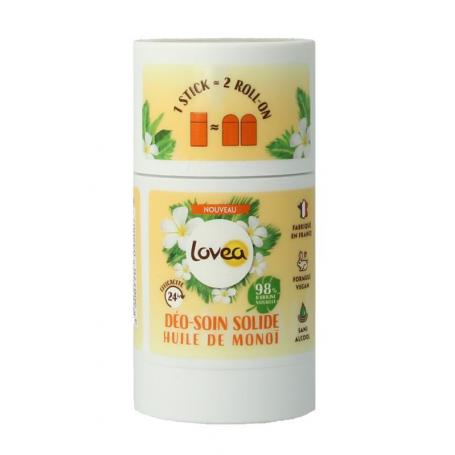 Solid deo care monoi oil van Lovea
