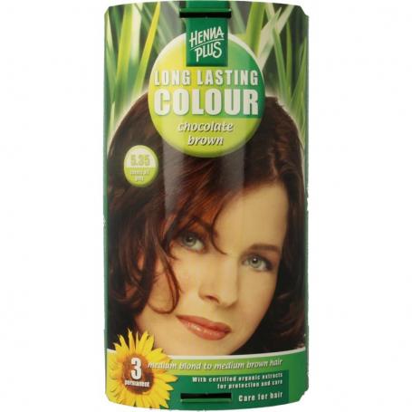 Long lasting colour 5.35 chocolate brown van Hairwonder