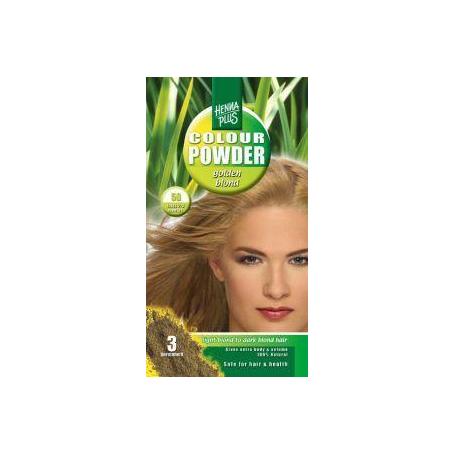 Colour powder 50 golden blond van Henna Plus
