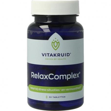 Vitakruid Relaxcomplex magnesiumtauraat & D3 (30 tabletten) van Vitakruid