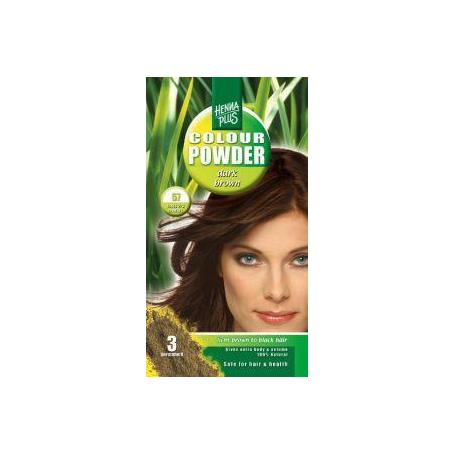 Colour powder 57 dark brown van Henna Plus