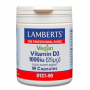 Lamberts Vitamine D3 1000IE 25mcg vegan (90 capsules) van Lamberts