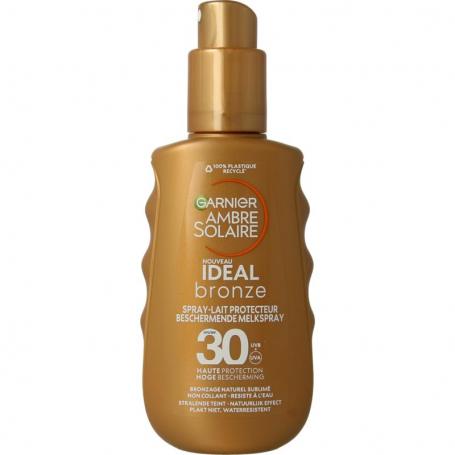 Melkspray ideal bronze SPF30 van Ambre Solaire