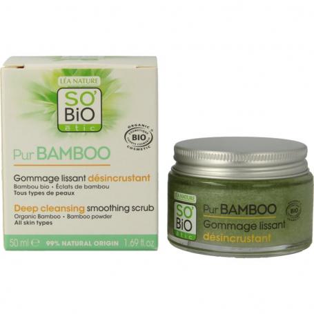 Bamboo Deep cleansing smoothing scrub van So Bio Etic
