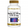 Golden Naturals Vitamine K2 200mcg & D3 25mcg (60 capsules) van Golden Naturals
