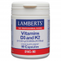 Lamberts Vitamine D3 2000IE en K2 90mcg (90 capsules) van Lamberts