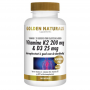 Golden Naturals Vitamine K2 200mcg & D3 25mcg (180 capsules) van Golden Naturals