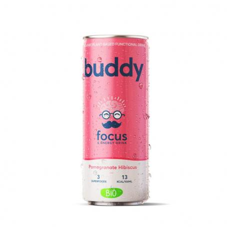 Drink pomegranate hibiscus bio van Buddy