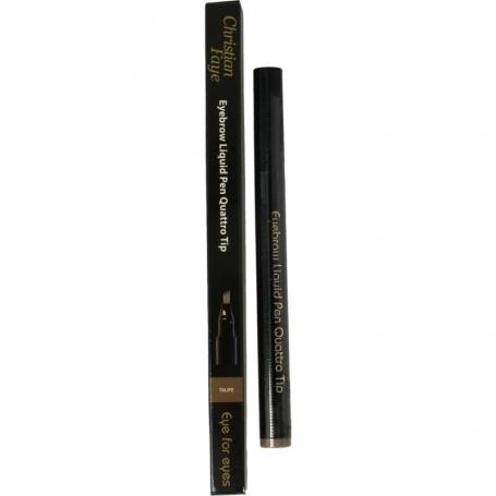 Eyebrow liquid pen quattro tip taupe van Christian Faye