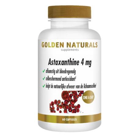 Astaxanthine 4mg van Golden Naturals