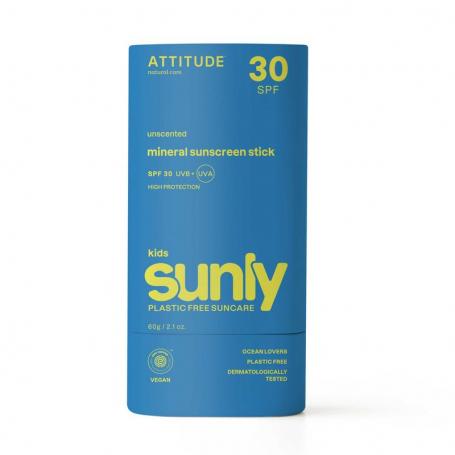 Sunly zonnebrandstick kids SPF30 van Attitude