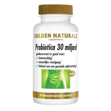 Golden Naturals Probiotica 30 miljard (30 capsules) van Golden Naturals