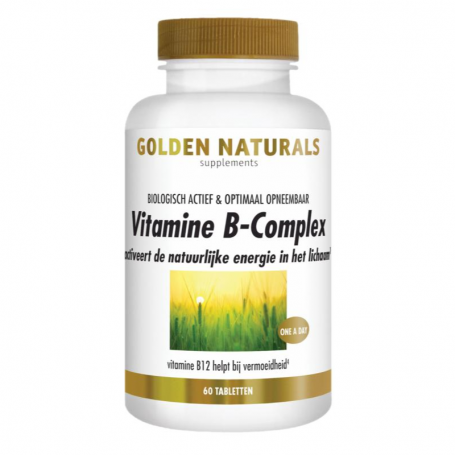 Golden Naturals Vitamine B complex (60 tabletten) van Golden Naturals
