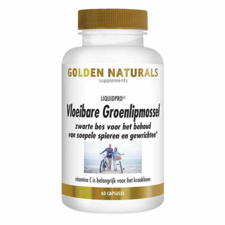 Golden Naturals Vloeibare groenlipmossel gold (60 softgels) van Golden Naturals