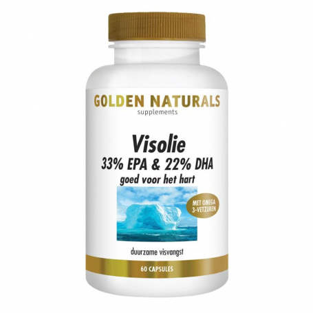 Golden Naturals Visolie 33% EPA 22% DHA (60 softgels) van Golden Naturals