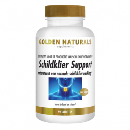 Golden Naturals Schildklier support (90 tabletten) van Golden Naturals
