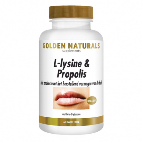 Golden Naturals L-Lysine & propolis (60 capsules) van Golden Naturals