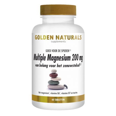 Golden Naturals Magnesium Complex 200mg (60 tabletten) van Golden Naturals
