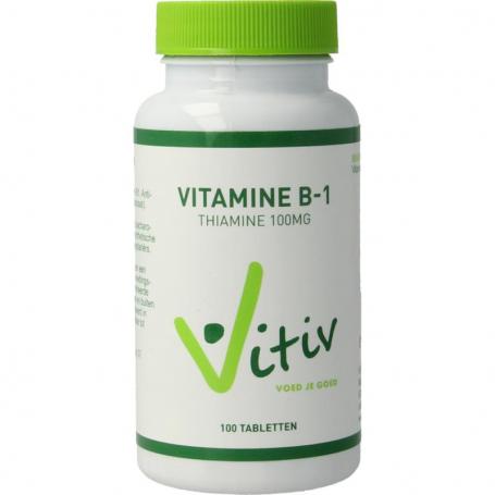 Vitamine B1 100mg van Vitiv