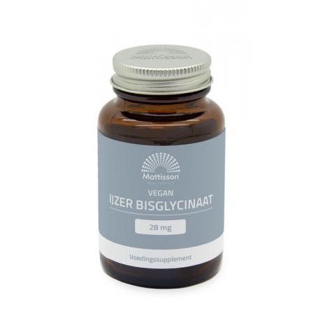 Vegan ijzer bisglycinaat 28mg van Mattisson