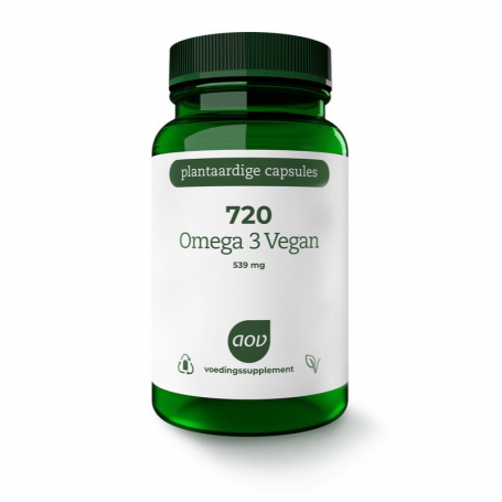 AOV 720 Omega 3 vegan (60 capsules) van AOV