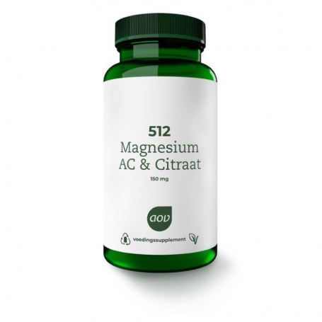 AOV 512 Magnesium AC & citraat 150mg (60 tabletten) van AOV