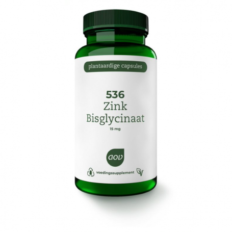 AOV 536 Zink bisglycinaat 15mg (120 capsules) van AOV