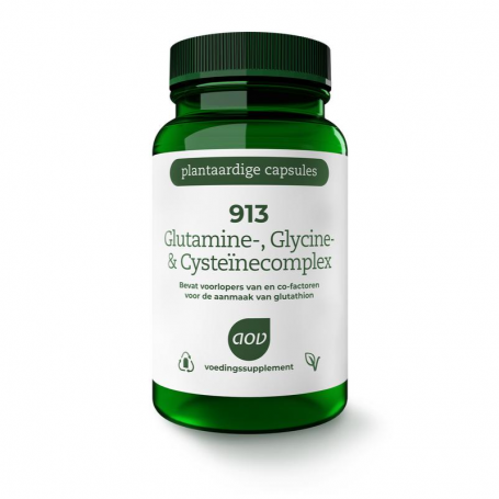 AOV 913 Glutamine- glycine & cysteinecomplex (30 capsules) van AOV