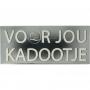 Wensreep kadootje van Voor Jou!