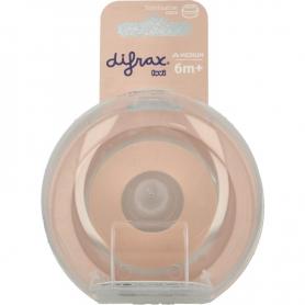 Fopspeen prevent animal faces F1 blauw van Dr Brown's