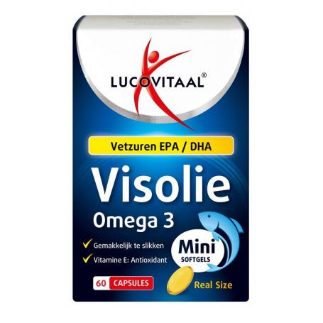 Visolie omega 3 mini van Lucovitaal