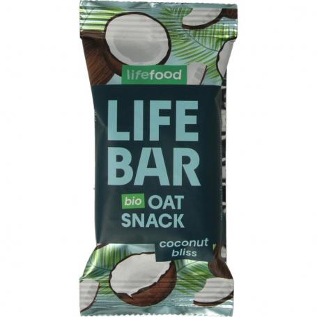 Lifebar oatsnack kokos bliss bio van Lifefood