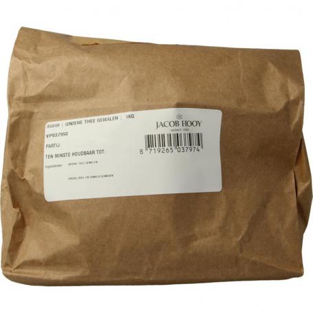 Groene thee gemalen van Jacob Hooy