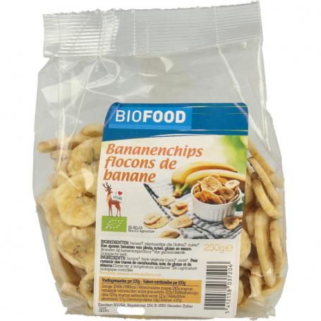 Bananenchips bio van Biofood