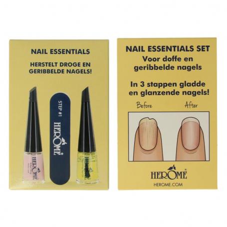 Essentials set voor droge & geribbelde nagels van Herome