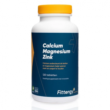 Fittergy Calcium magnesium zink (120 tabletten) van Fittergy