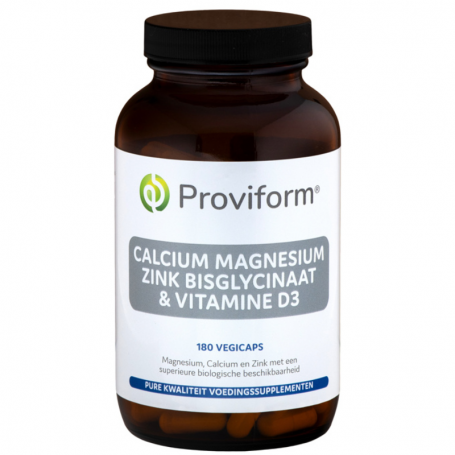 Proviform Calcium magnesium zink bisglycinaat & D3 (180 capsules) van Proviform
