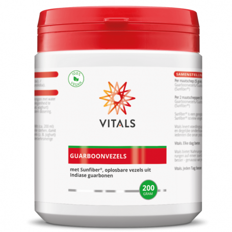 Vitals Guarboonvezels (200 gram) van Vitals