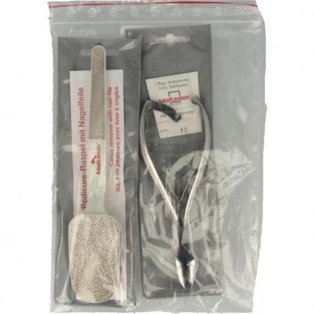 Pedicuretang 14cm en rasp 19.5cm nikkel van Malteser