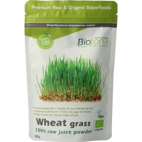 Wheat grass raw bio van Biotona