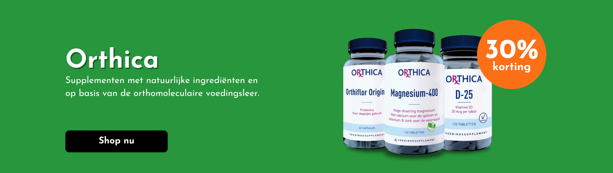 Orthica aanbieding 30% korting
