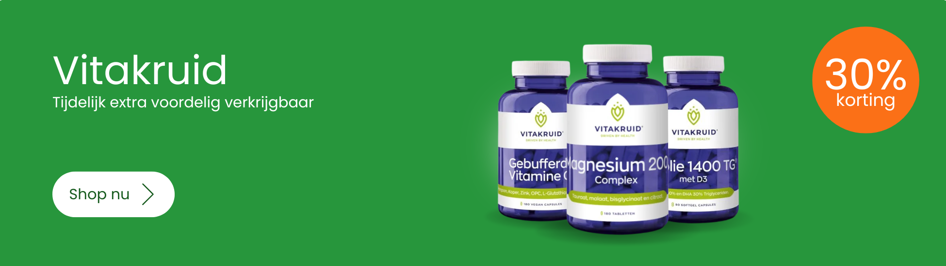Vitakruid 30% korting
